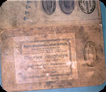 Book label with stamp of Charles Hooghuys